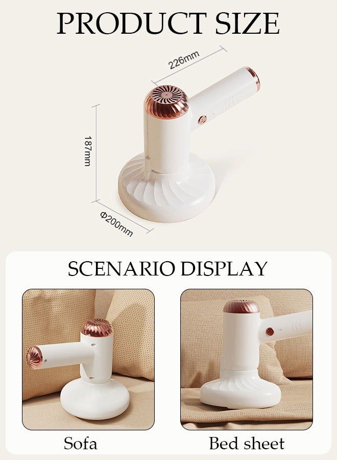 DUNISO Mattress Vacuum Cleaner Handheld UV Bed Vacuum Mite Removal Instrument Wireless Mite Remover Cleaning Machine for Pillows Sheets Mattresses Sofas Plush Toys and Other Fabric Surfaces - Image 2