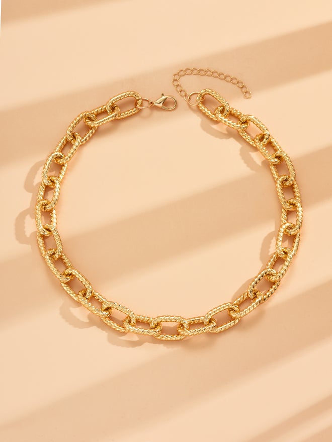 Take Two Textured Chain Necklace - Image 3