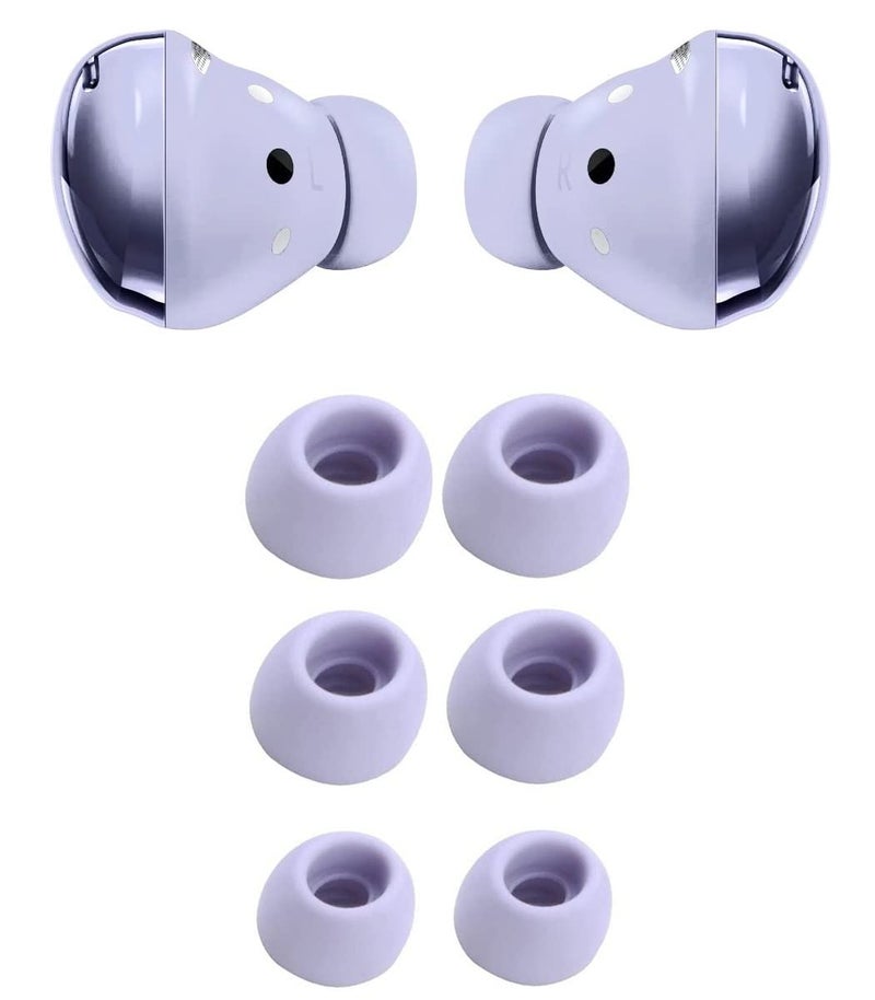 JNSA Silicone Eartips Replacement for Galaxy Buds Pro Earbuds, S/M/L 3 Size 3 Pairs,Fit in The Case, Earbuds Ear Gels Ear Tips, Violet - Image 4