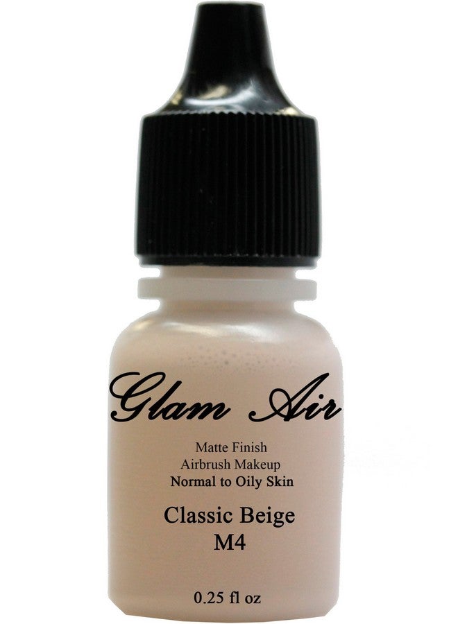 Glam 21 Glam Air Airbrush Makeup Water Based Foundation In Matte Finish For Flawless Looking Skin (0.25Oz Bottles) (M4 Classic Beige) - Image 1