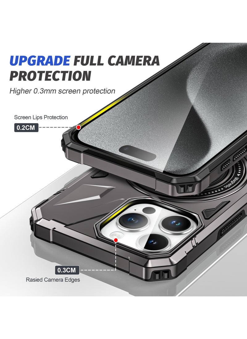 GOLDEN MASK For iPhone 14 Pro Max Case Mag-Safe Magnetic Shockproof Phone Case with Ring Holder (Black) - pzsku/Z8DAF947A367AC558E311Z/45/_/1729349193/b63f7940-f302-46f7-9829-31b730eabe98