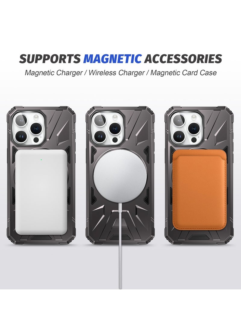 GOLDEN MASK For iPhone 14 Pro Max Case Mag-Safe Magnetic Shockproof Phone Case with Ring Holder (Black) - pzsku/Z8DAF947A367AC558E311Z/45/_/1729349194/27bf989c-fe14-4406-8fae-385e9f6487de