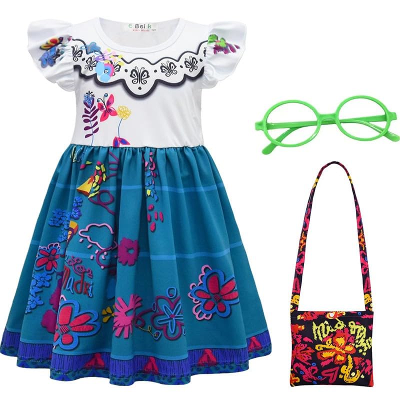 Choadam Mirabel Dress for Girls and Toddlers Princess Dress Costume Pink Dress - Image 1