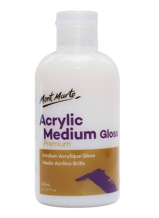 Mont Marte Gloss Acrylic Medium 135ml - pzsku/Z8DAFC6D990F717B10B0BZ/45/_/1727199790/6755744d-0db9-4a5b-955e-bfa0b3158904