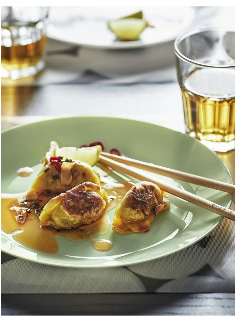 OFTAST Side Plate, 19cm, Light Green, Set of 4, Durable & Elegant - Image 3