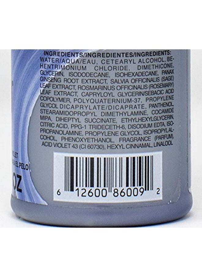 Manic Panic Silver Stiletto Toning Conditioner Purple Conditioner For Pale Platinum Blondes Grey Blue And Purple Hair Color Tones Brassiness (8Oz)  - Image 4