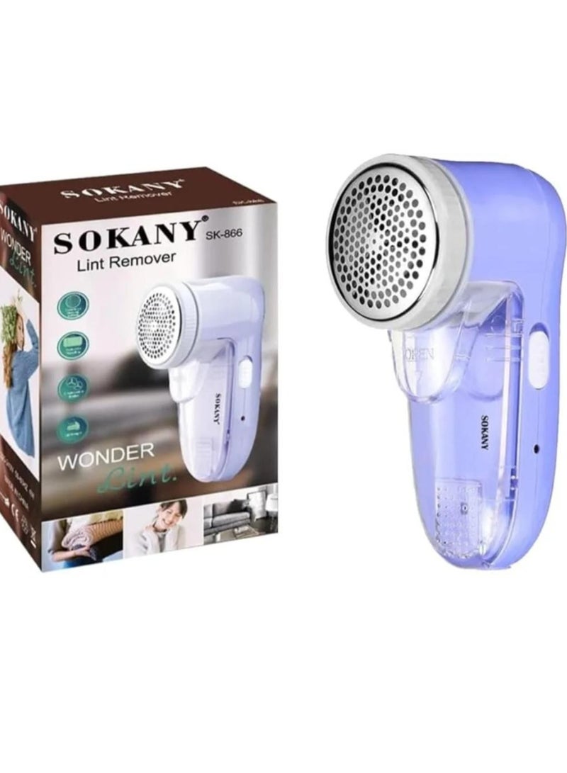 sokany Wonder-Sokany SK-866 Rechargeable Electric Clothes Lint RemoverLint remover machine  Fabric shaver  Clothes lint cutter  Pink lint remover  Electric lint remover  Clothes fuzz remover  Rechargeable lint shaver  Fabric defuzzer  Portable lint remover  Clothing care tool  Garment lint remover  Pink fabric shaver - Image 1