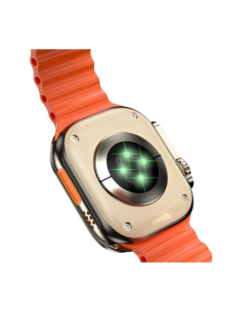 modio - 4GB Ram 64GB Rom Modio 4G Ultra Smart Watch 2.2 بوصة عرض 3 أزواج حزام 4G Call Compass Wifi GPS Series 8 Ultra Sim Card Ultra Smartwatch - Image 1