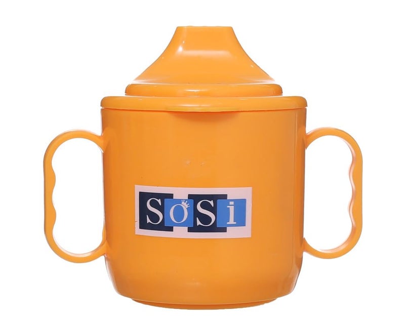 Cup With Handle For Kids With Solid Spout, Orange DR-A-552 - Image 3