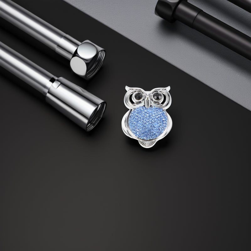 Owl Car Push Start Button Cover Anti-Scratch Engine Ignition Protector Car Accessories for Women Cute Car Decor - Image 5