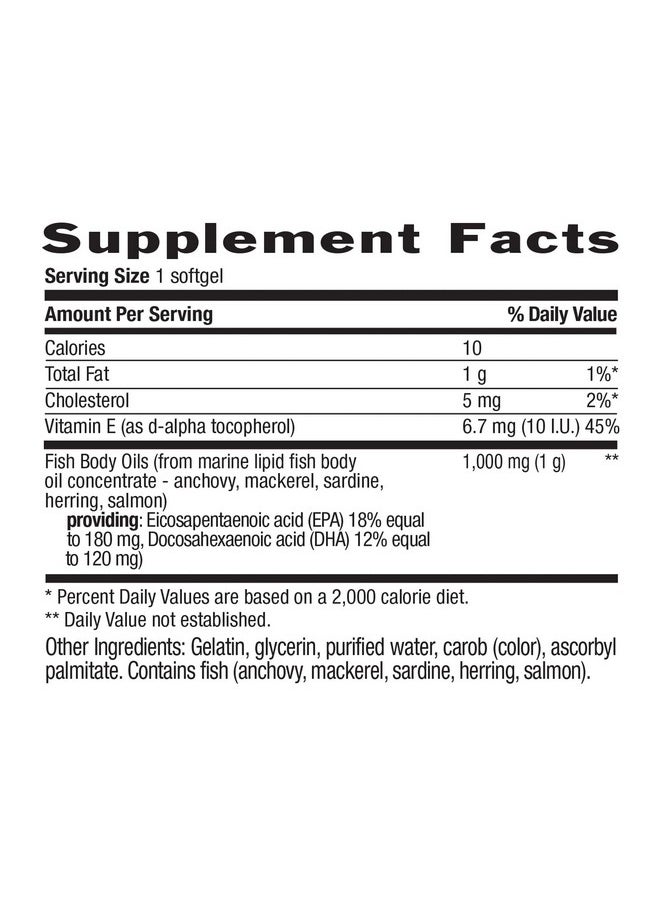 Country Life Omega3 1000Mg Epa Dha Fish Oil Onesoftgelperday 200 Softgels Certified By Gluten Free  - Image 3