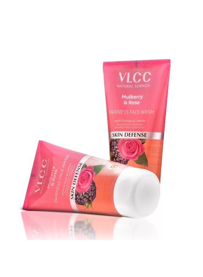 VLCC VL Mulberry & Rose Fairness Face Wash - Image 2