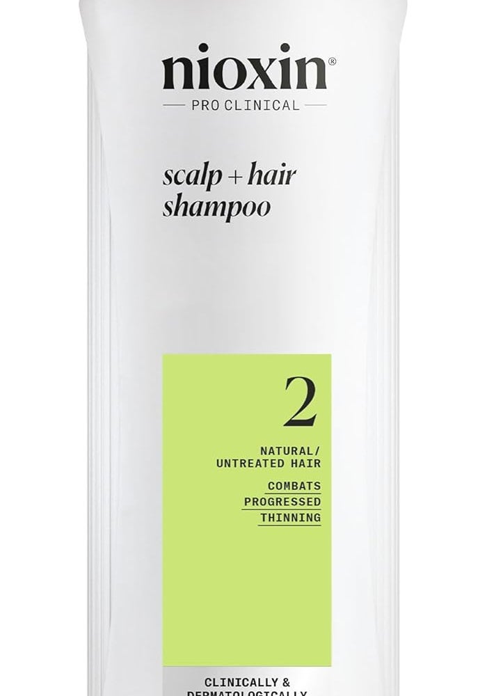 Nioxin Derma Purifying System 2 Cleanser Shampoo for Natural Hair with Progressed Thinning - 500ml - Image 1