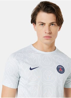 Nike Men's Paris Saint-Germain Pre-Match Jersey White in Dubai