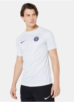 Nike Men's Paris Saint-Germain Pre-Match Jersey White in Dubai