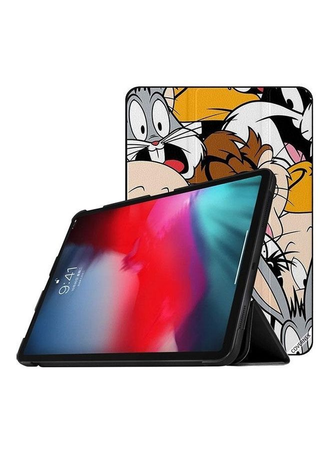 NIBEMINENT Cats Pattern Protective Case Cover For Apple iPad Pro 2nd Gen Multicolour - Image 3