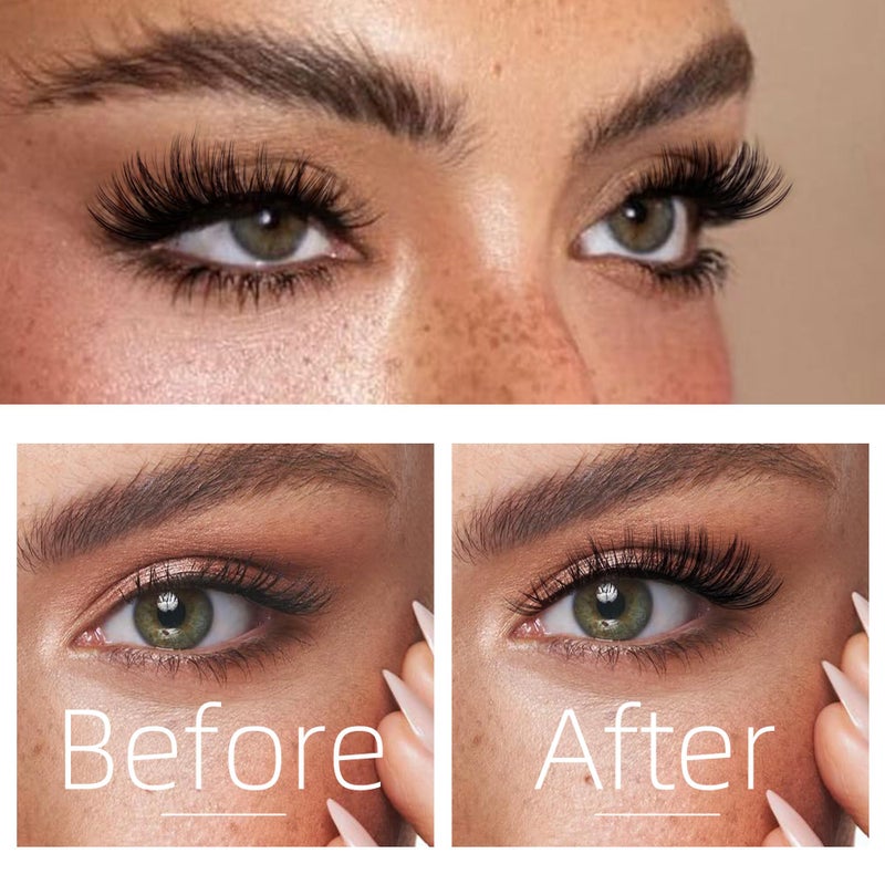 Geeneiya Short Lash Clusters Wispy C Curl Eyelash Clusters 10-12MM Individual Eyelashes Natural Cluster Eyelash Extensions Natural Looking Cluster Lashes by Geeneiyaï¼ˆ154PCS, C Curl, 10-12mm) - Image 4