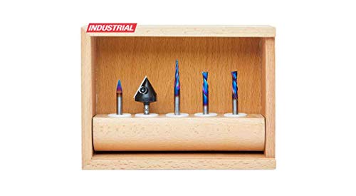 Amana Tool AMS-175 5-Pc CNC Signmaking Router Bit Collection - Image 3