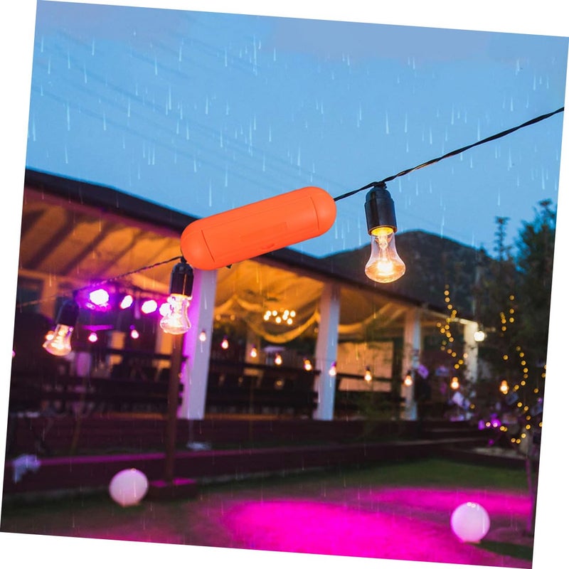 Jojofuny 4Pcs Water Resistant Outdoor Extension Cord Safety Seal Box Cover Protects Plugs from Rain - Image 3