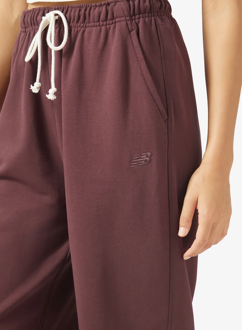 New Balance CHERRY LEATHER (YLR) Athletics French Terry Joggers for Women | Best Price UAE