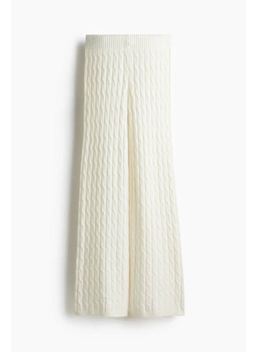 H&M Cable-Knit Trousers