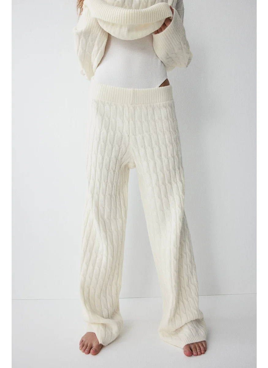 H&M Cable-Knit Trousers