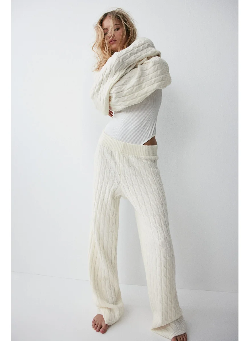 H&M Cable-Knit Trousers