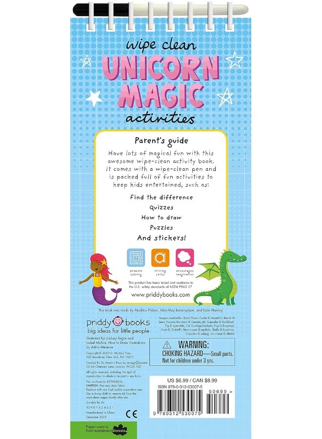 Priddy Books Us Wipe Clean Activities: Unicorn Magic - Image 2