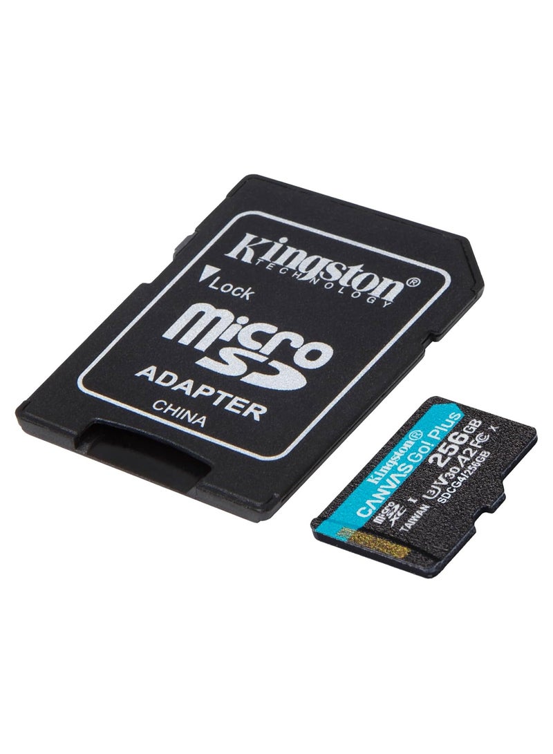 Kingston Canvas Go Plus microSD Card, SDCG4/256GB | - Image 2