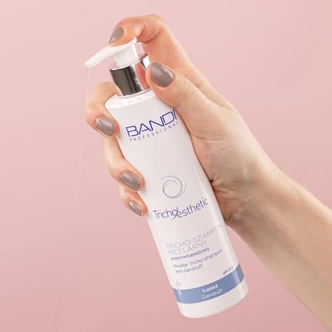 BANDI - TRICHO-MICELLAR ANTI-DANDRUFF SHAMPOO FOR SCALP HAIR SOOTHES MOISTURISES WITH PEPPERMINT FOR SMOOTH SHINY HAIR EASY TO APPLY OPTIMAL RESULTS - Image 3