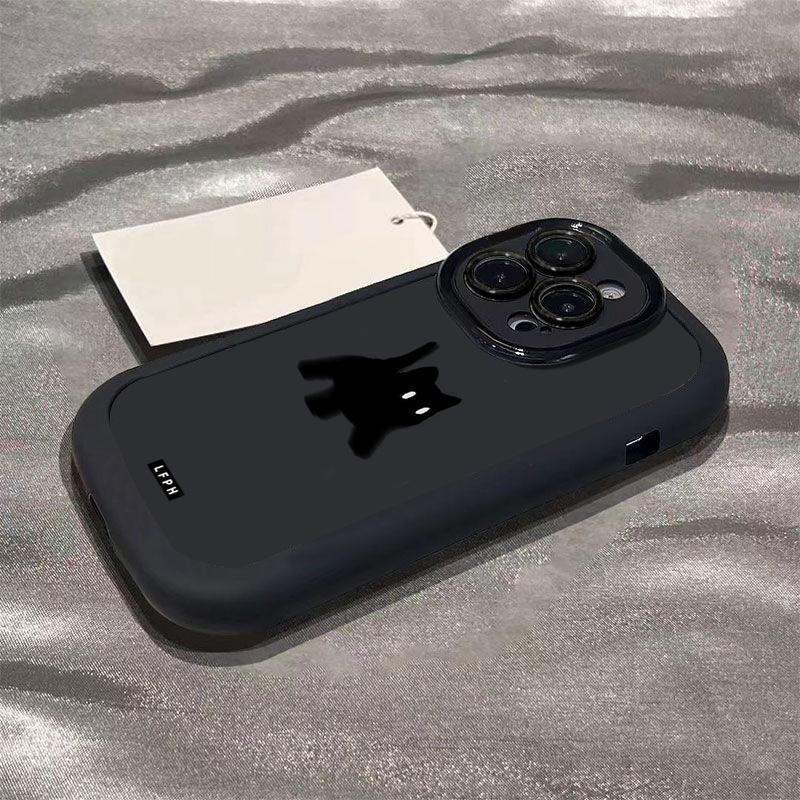 Dizzy Little Black Cat Suitable for Apple 15Promax Mobile Phone Case Iphone13 Huawei Nova12 Glory Vivoop - Image 1