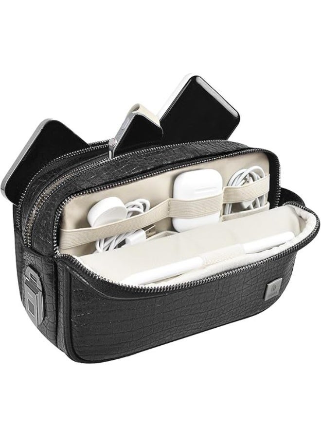 Wiwu Salem Fingerprint Lock Lux Pouch, Black - Image 3