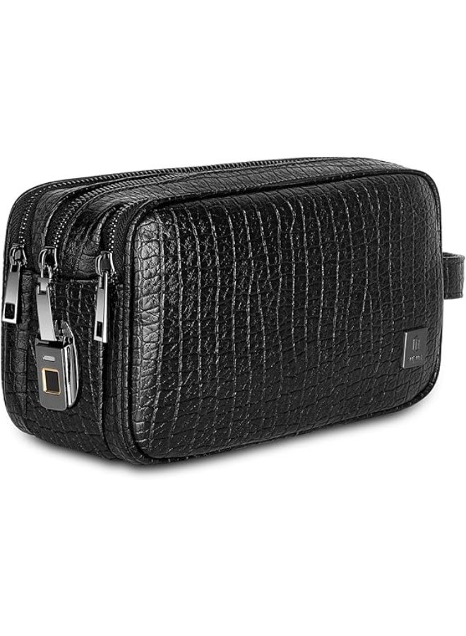 Wiwu Salem Fingerprint Lock Lux Pouch, Black - Image 5