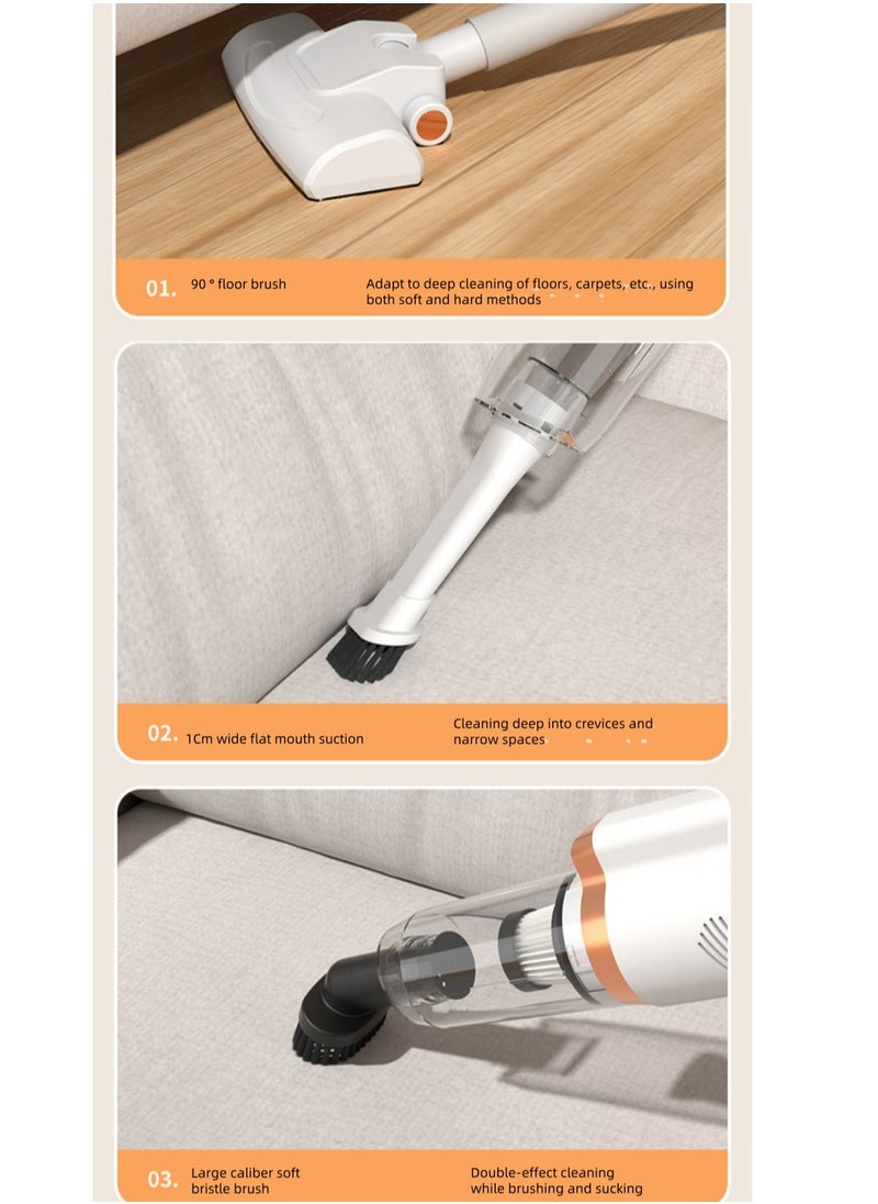 Generic - Wireless Handheld Vacuum Cleaner -Handheld Vacuum Cleaner 8500 PA Strong Suction Power, Car Portable Wireless Vacuum Cleaner With Gap Tool, Dustproof Cup Can Be Charged And Lightweight, Suitable For - Image 1