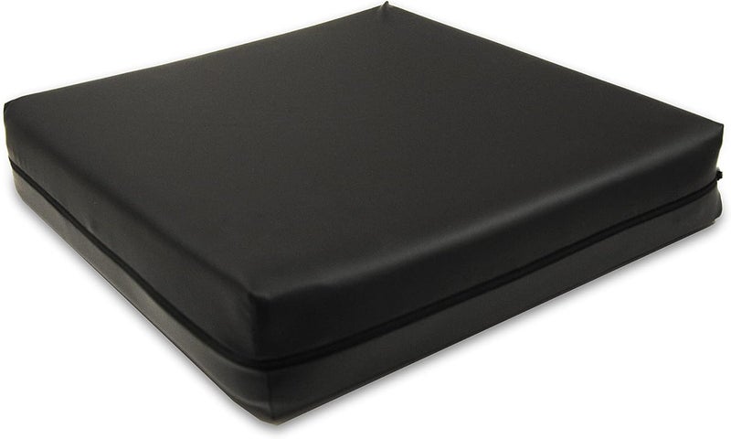 PEPE Mobility - Wheelchair Cushions for Pressure Relief (16.5"x16.5"x3"), Memory Foam, Tailbone Pain Relief - Made in Europe - Image 1