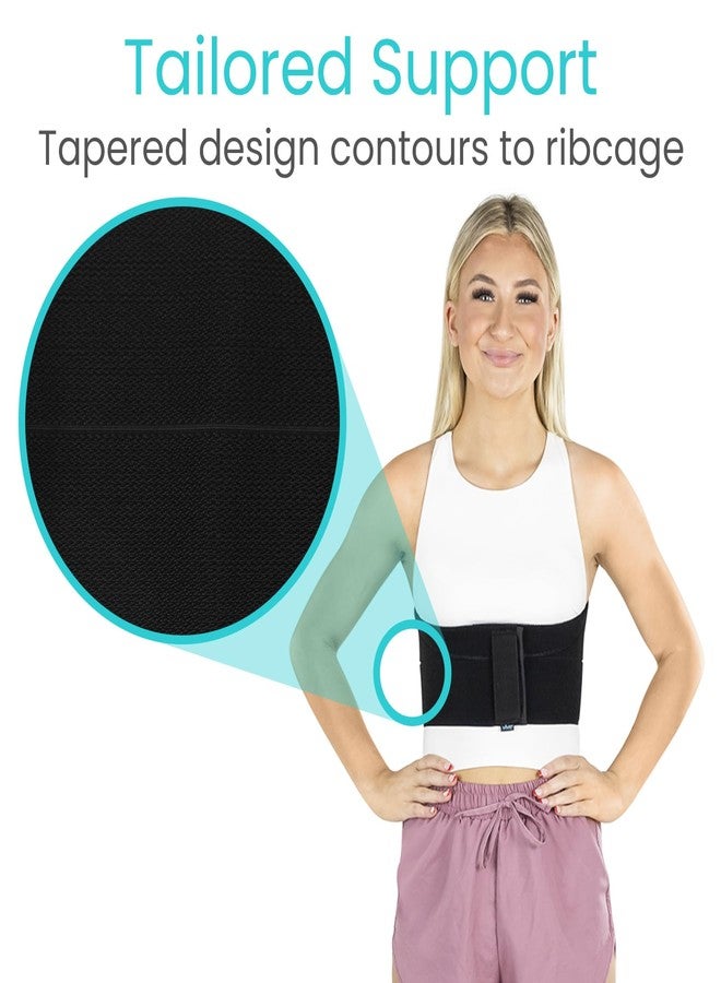 فايف حزام دعم الأضلاع المكسورة من فيف للنساء والرجال - حزام دعم القفص الصدري للأضلاع المكسورة أو المتشققة أو المتضررة - ضمادة ضاغطة لما بعد الجراحة - حزام شد البطن لعلاج انفصال عضلات البطن - Image 5