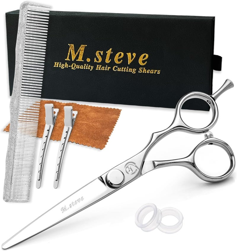 Hair Cutting Scissors 6Hair Scissors Professional with Extremely Sharp bladesStainless Steel Barber ScissorsHair Shears for SalonHome Use