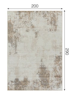 MERINOS Modern Vintage Style Area Rug Non-Slip Super Soft Touch Living Room Bedroom Floor Decoration Carpet Beige Natural Light Rectangular 200x300 cm  - Image 2