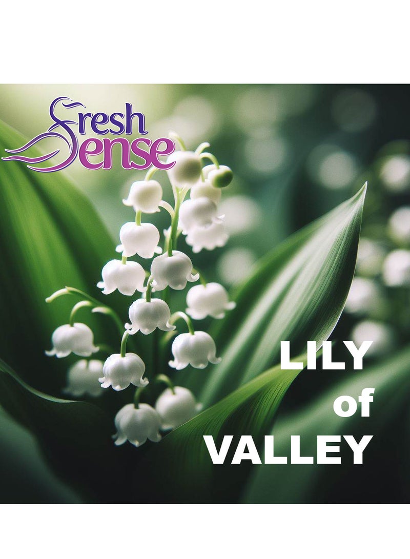 Fresh Sense LILY OF VALLEY Refill - PACK of 3 x 260ml - Automatic Spray Auto Spray Air Freshener for Home Bathroom Toilet Office Neutralizes Bad Odors FRESH SENSE  - Image 2