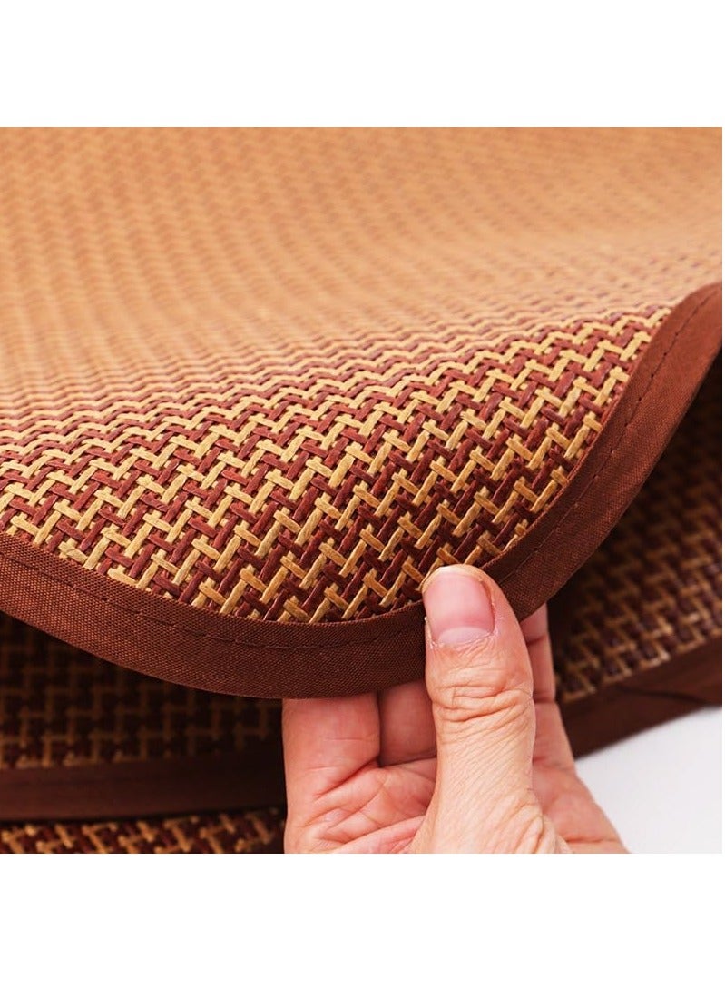 MileMelo Cool Pad Petg  Pet Straw Mat Rattan Bamboo Mat Grass and Vines Cool Cool Mattress Cat Dog Cooling Mat - Image 4