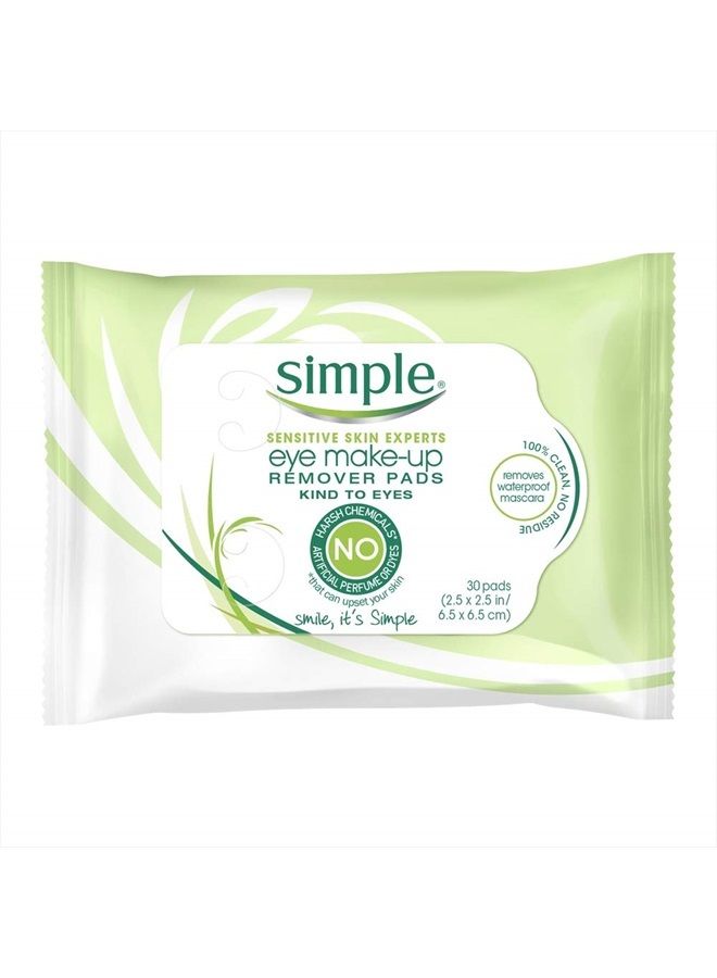 Eye Make-Up Remover Pad, 30 Count (Pack of 3)