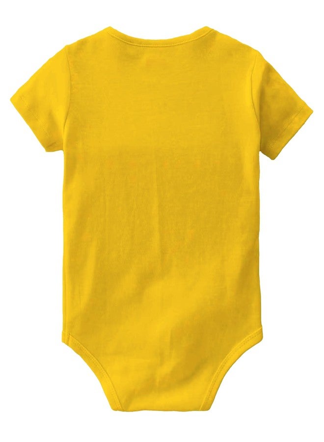 Baby Buzz Newborn Clothes For Baby Boy Dada Dadi ka Raja Beta Printed Onesie Romper 0-3 Months - Image 2