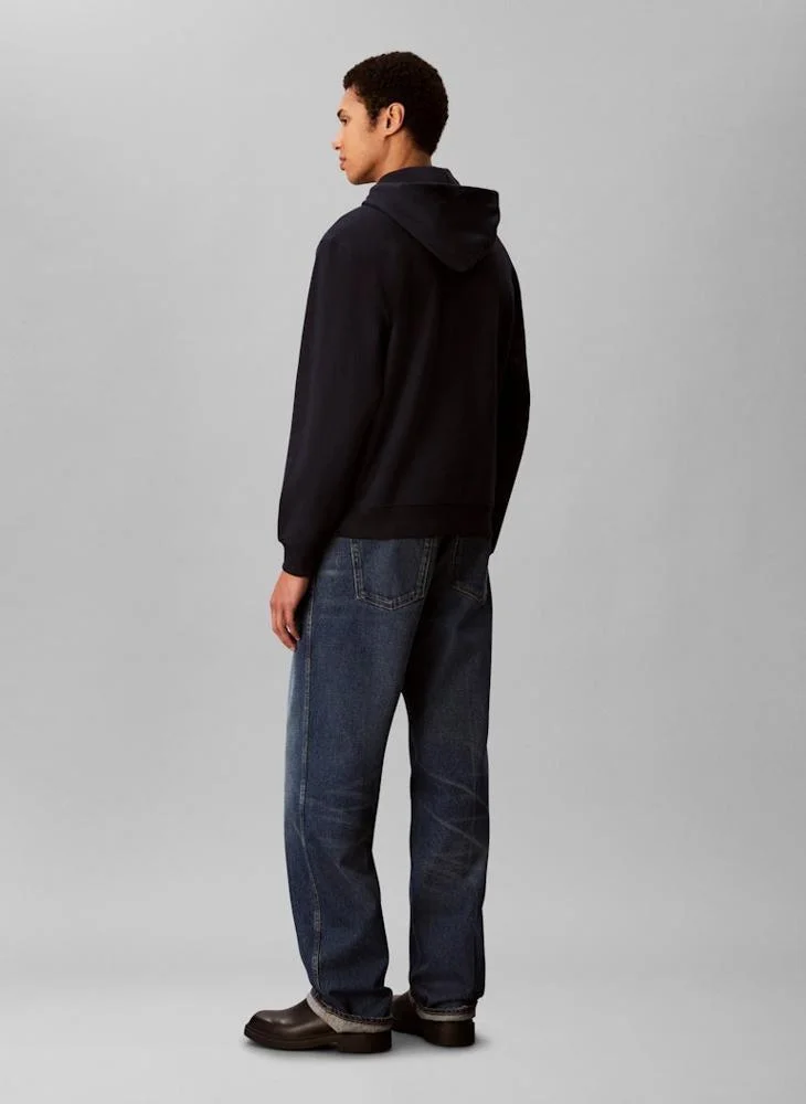 Calvin Klein Jeans Cotton Terry Monogram Hoodie