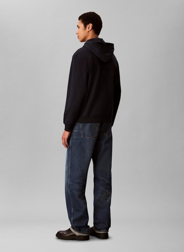 Calvin Klein Jeans Cotton Terry Monogram Hoodie - Image 2