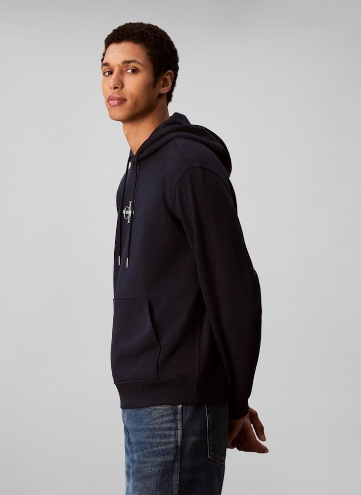 Calvin Klein Jeans Cotton Terry Monogram Hoodie - Image 3