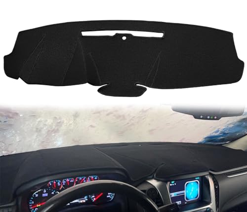 Yiz Dashboard Mat Dash Cover Custom Fit for 20152020 Chevy Chevrolet Tahoe SuburbanGMC Yukon Without Forward Collision Alert Without Head Up Display Black J133