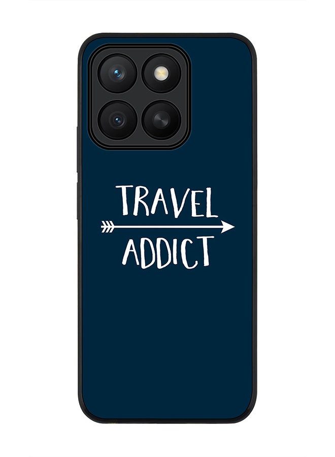 Stylizedd For Honor X8c Case,Slim fit Camera Protection, Shockproof Thin Phone cover  - Travel Addict