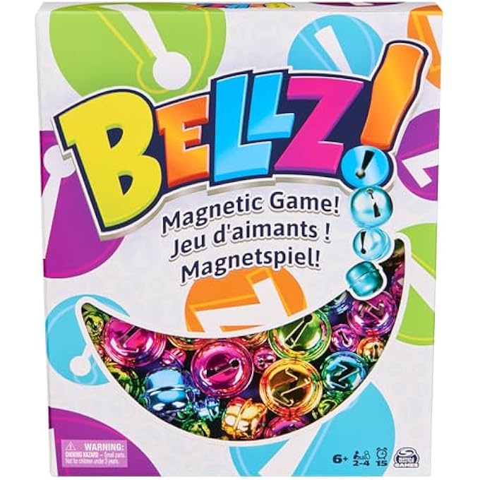 Spin Master Games Bellz  The Attracting Magnetic Game for the Whole Family with Practical Neoprene Bag for Playing on the Go 24 Players from 6 Years - Image 1