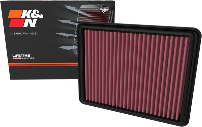 K&N فلتر هواء محرك عالي الأداء من K&N - Image 1