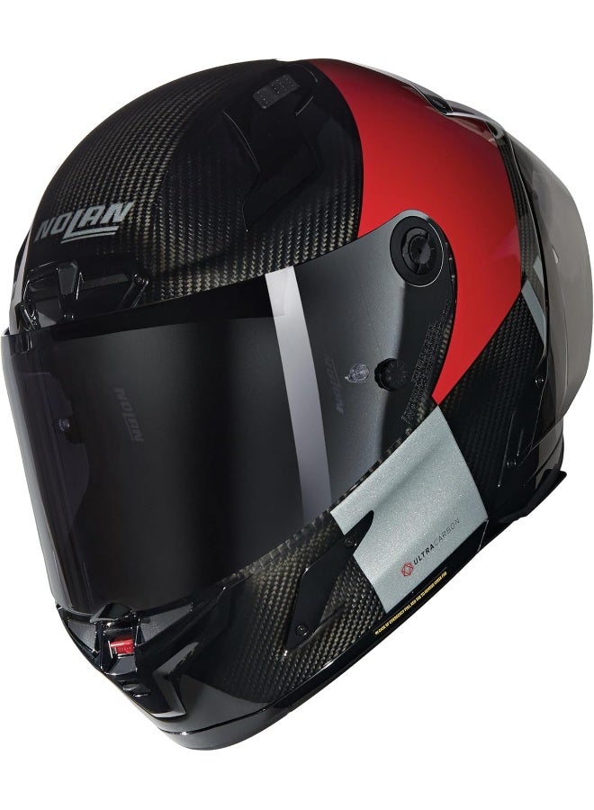 NOLAN Helmet X-804 RS Combo Gara 351 L, Carbon/Red/Grey/Black - Image 1